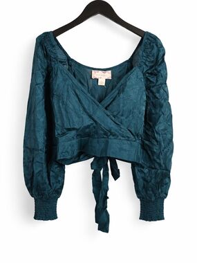 Hand Of The Heart Teal Boho Tie Back Top.  Sm, Med, Lar.✨️ Nwt ✨️